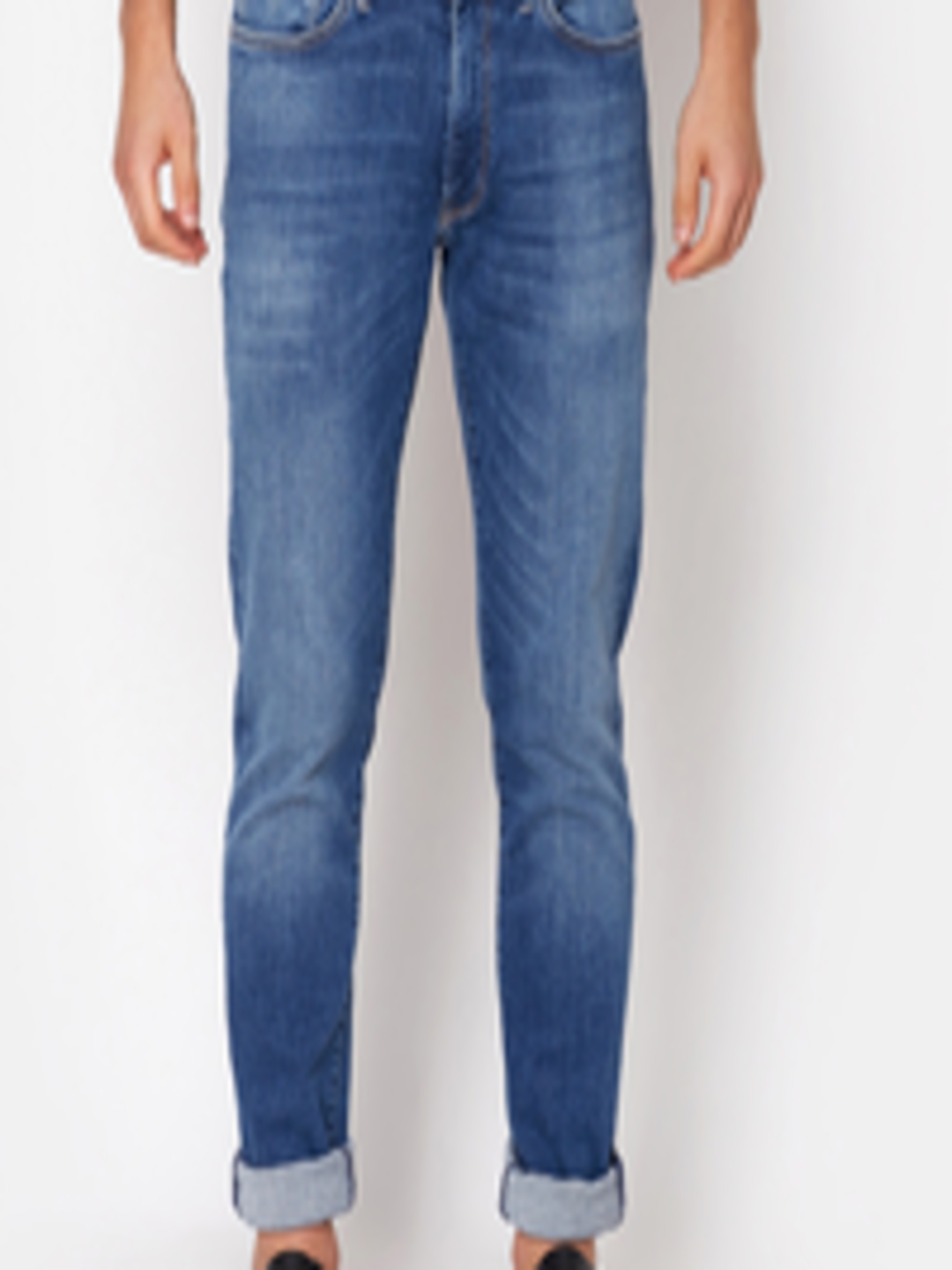 Buy GANT Men Blue Slim Fit Mid Rise Clean Look Jeans - Jeans for Men ...