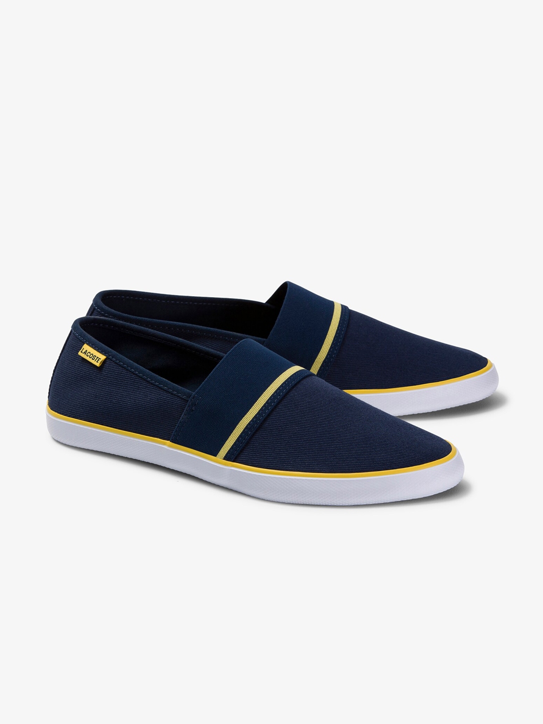 light blue slip ons