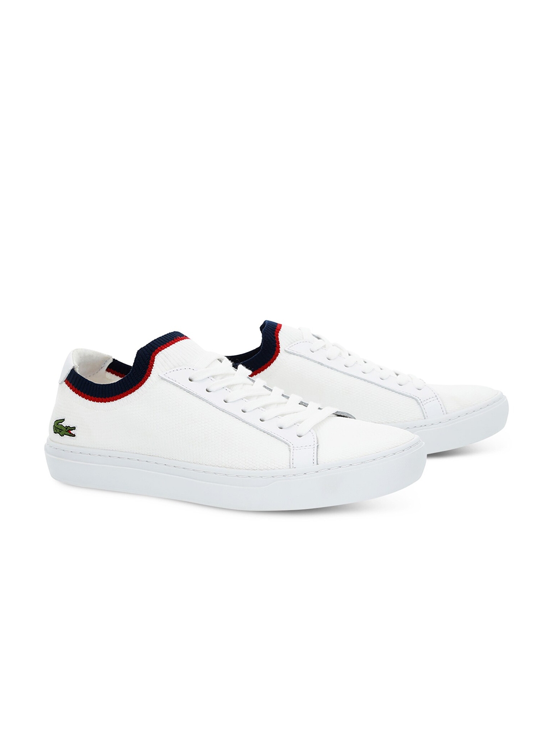 white sneakers for men lacoste
