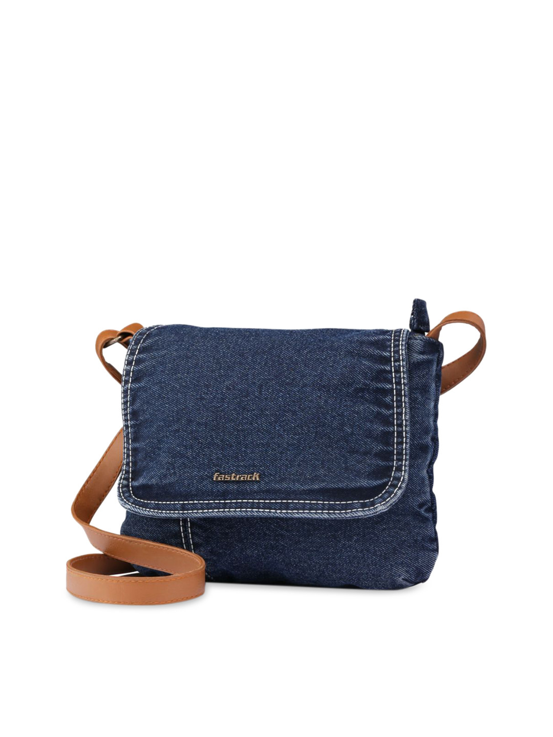 Buy Fastrack Blue Solid Sling Bag Handbags for Women 11950908 Myntra