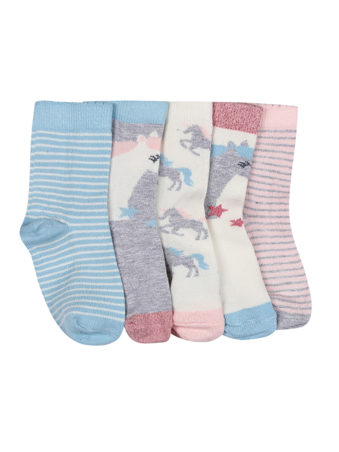 Buy Marks & Spencer Boys Pack Of 5 Above Ankle Length Socks Socks for