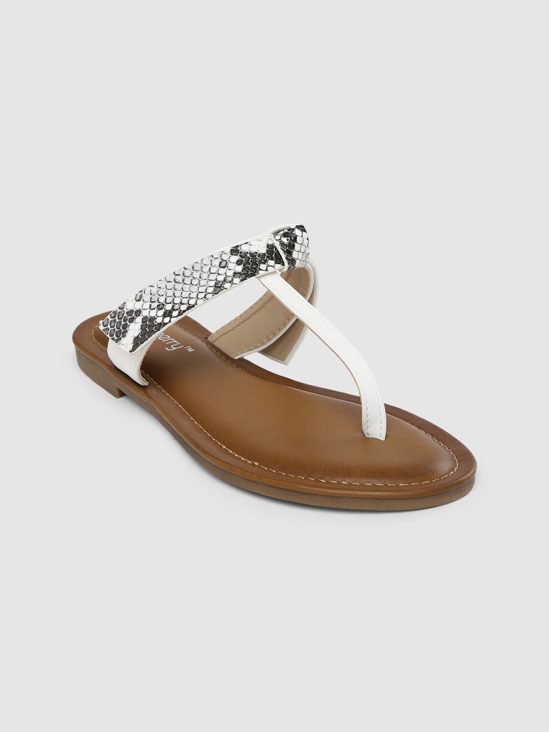 open toe flats myntra