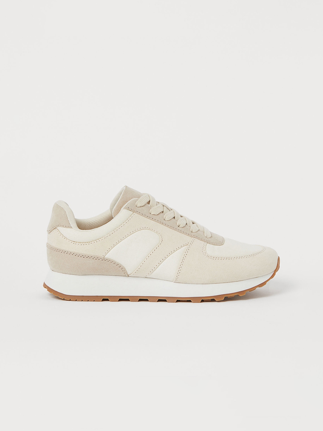 white and beige womens trainers
