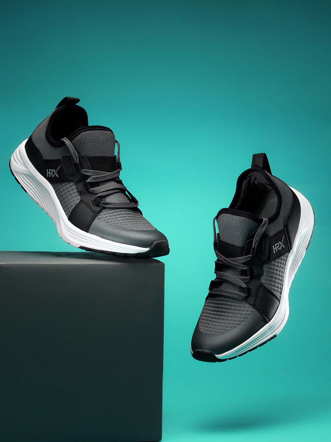 Buy HRX By Hrithik Roshan Men Grey Street Run 2.0 Running Shoe Sports