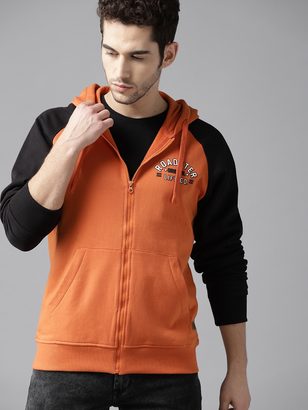 rust sweatshirt