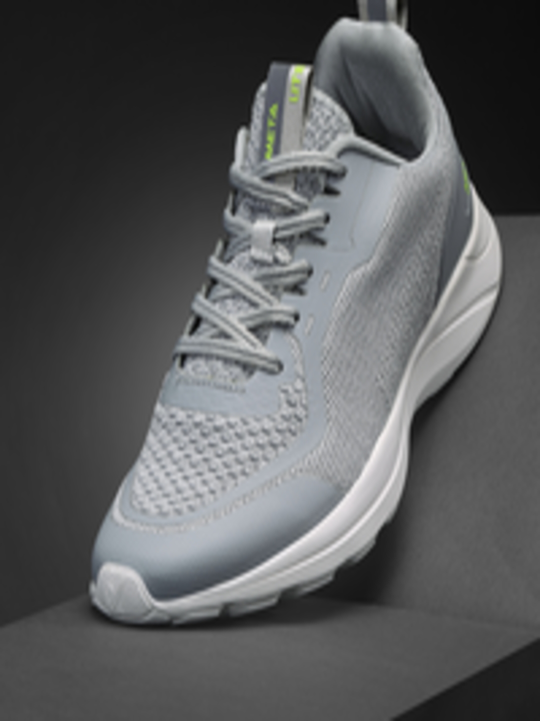 Buy HRX By Hrithik Roshan Men Grey Metalite Running Shoe - Sports Shoes ...