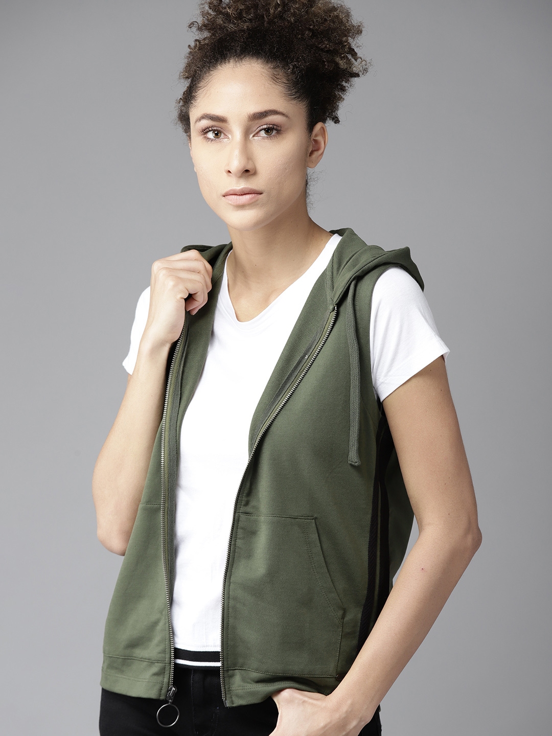 womens olive green sweatsuit