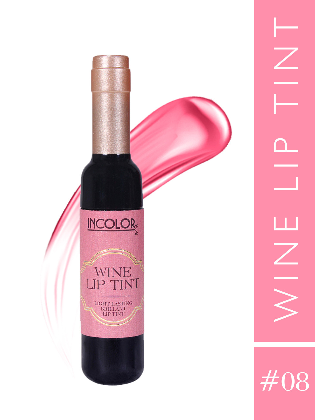 Buy INCOLOR Wine Lip Tint Natural Glow 08 6 Ml Lip Gloss for Women