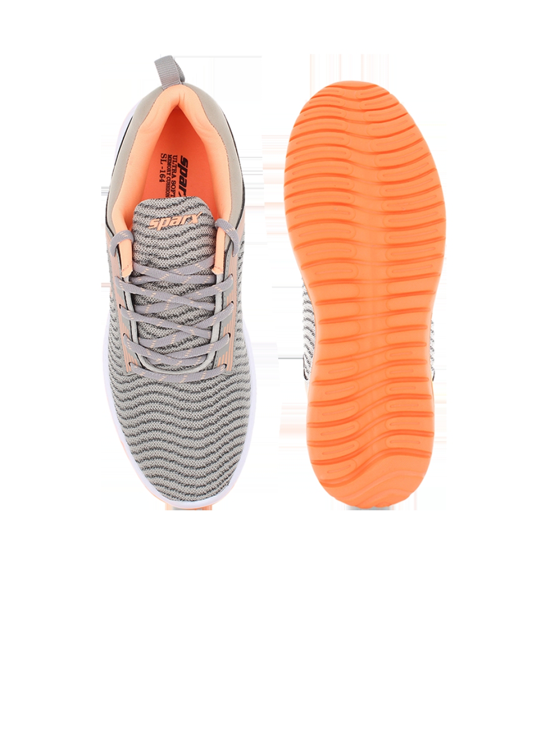 sparx women grey running shoes