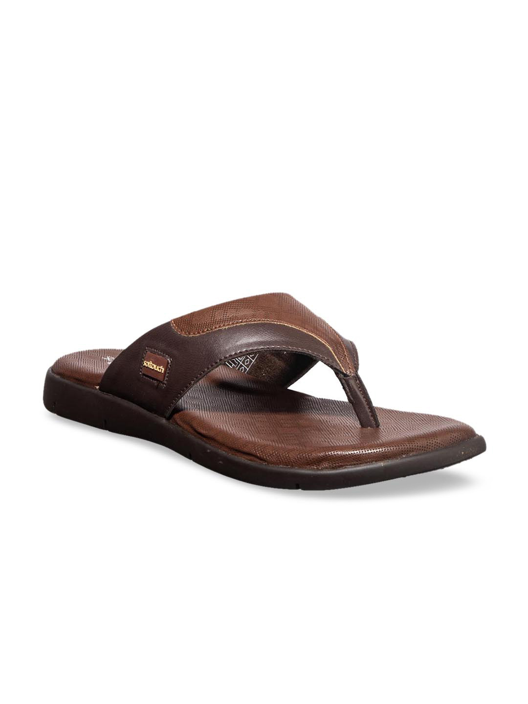 Buy Khadims Men Brown Comfort Sandals - Sandals for Men 12003722 | Myntra