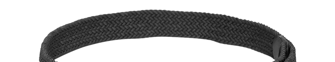 Buy Blueberry Men Black Braided Belt - Belts for Men 12005596 | Myntra