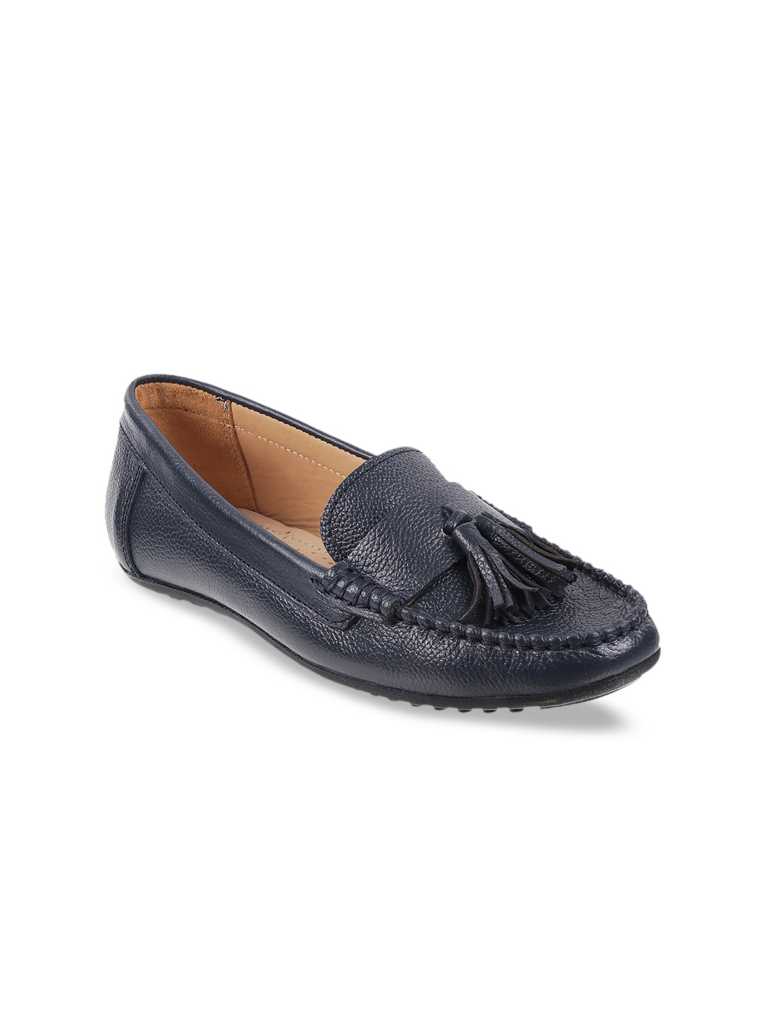 Buy Metro Women Navy Blue Loafers - Casual Shoes for Women 12007088 ...