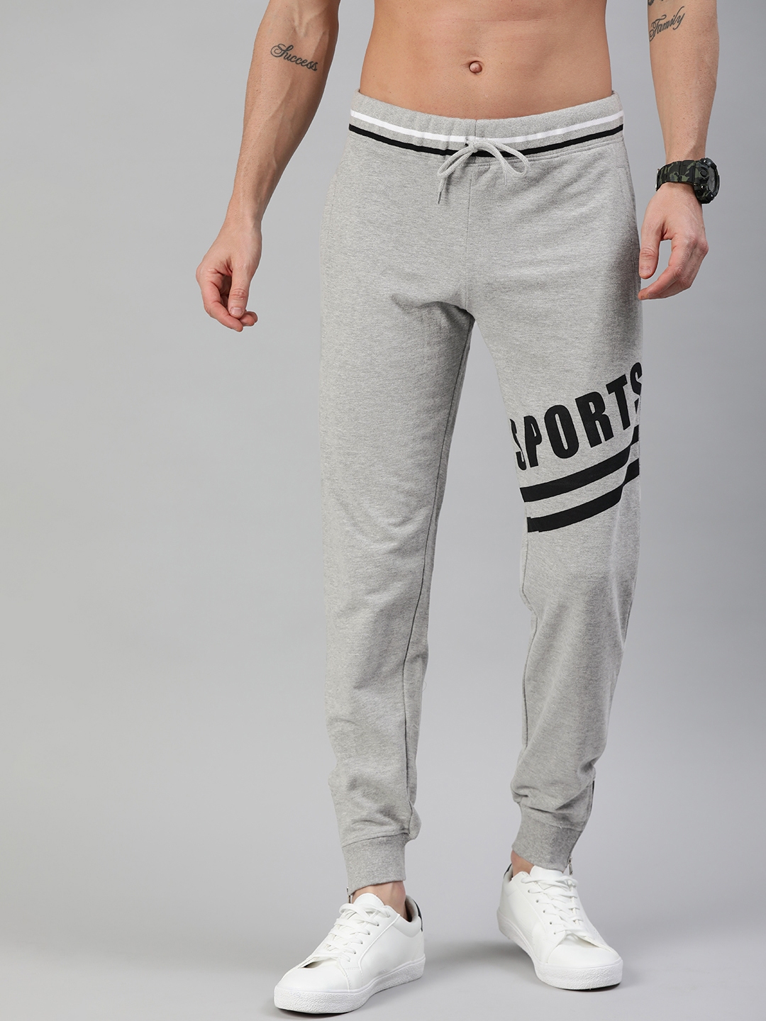 printed jogging bottoms