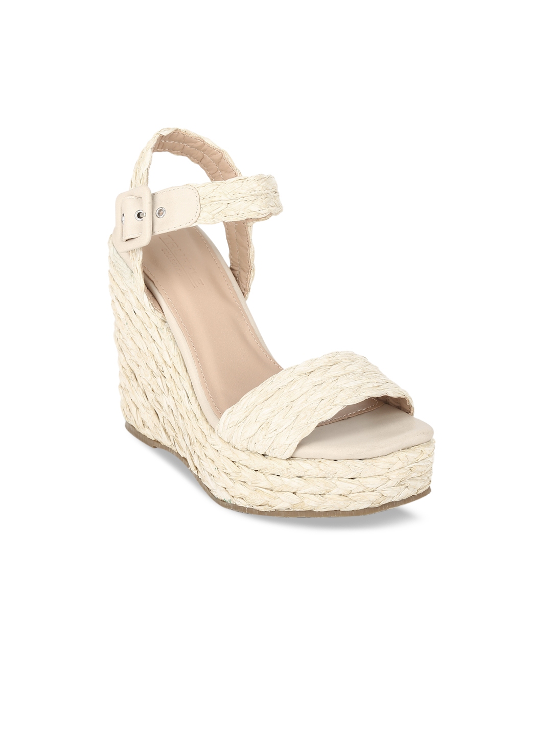dressy beige wedges