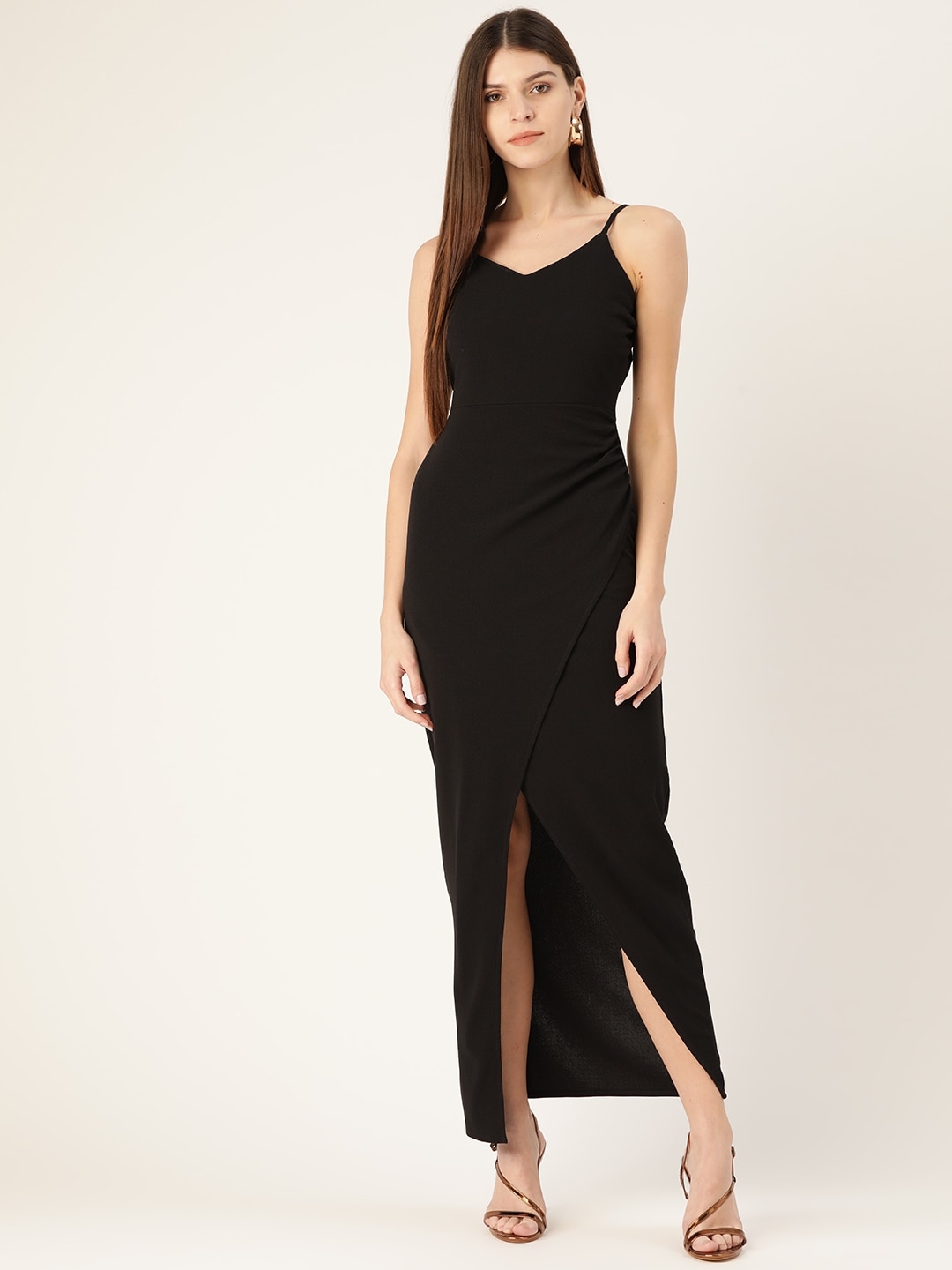 Buy Trend Arrest Black Maxi Tulip Dress - Dresses for Women 12013338 ...
