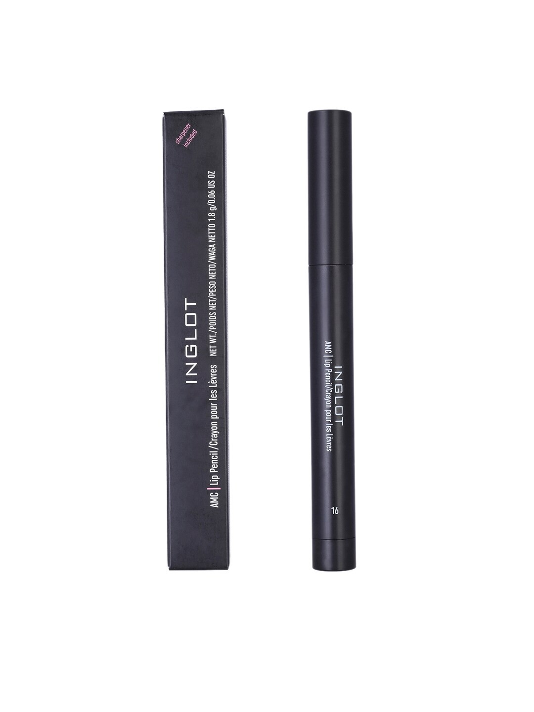 Buy INGLOT AMC Matte Long Lasting Lip Pencil With Sharpener Shade 16 ...