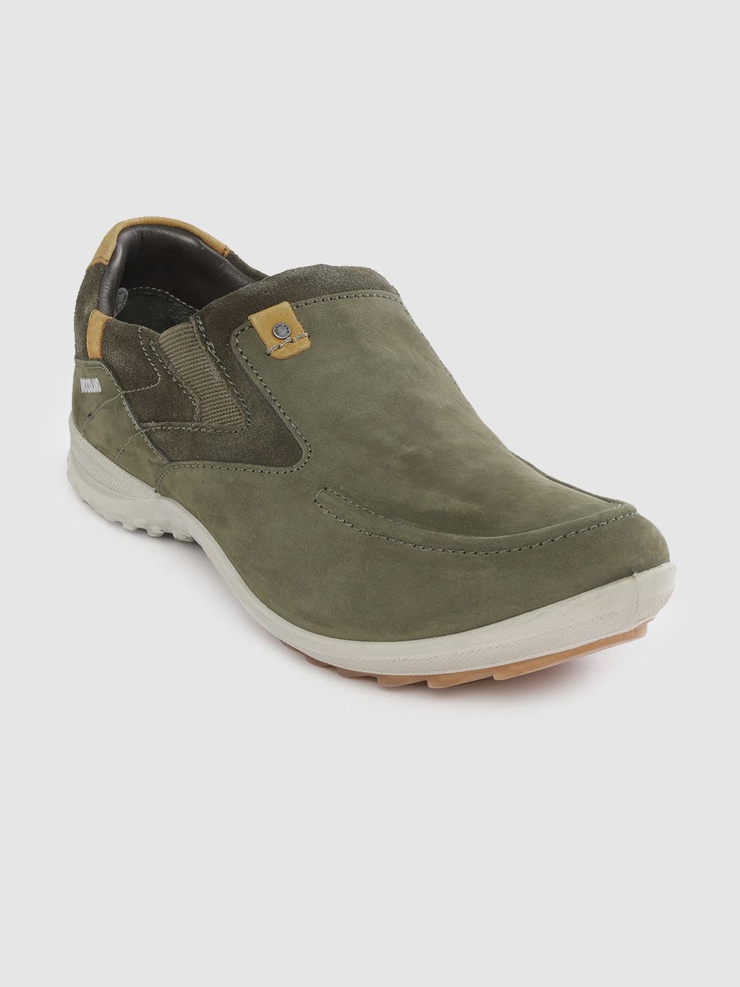 olive green slip on sneakers