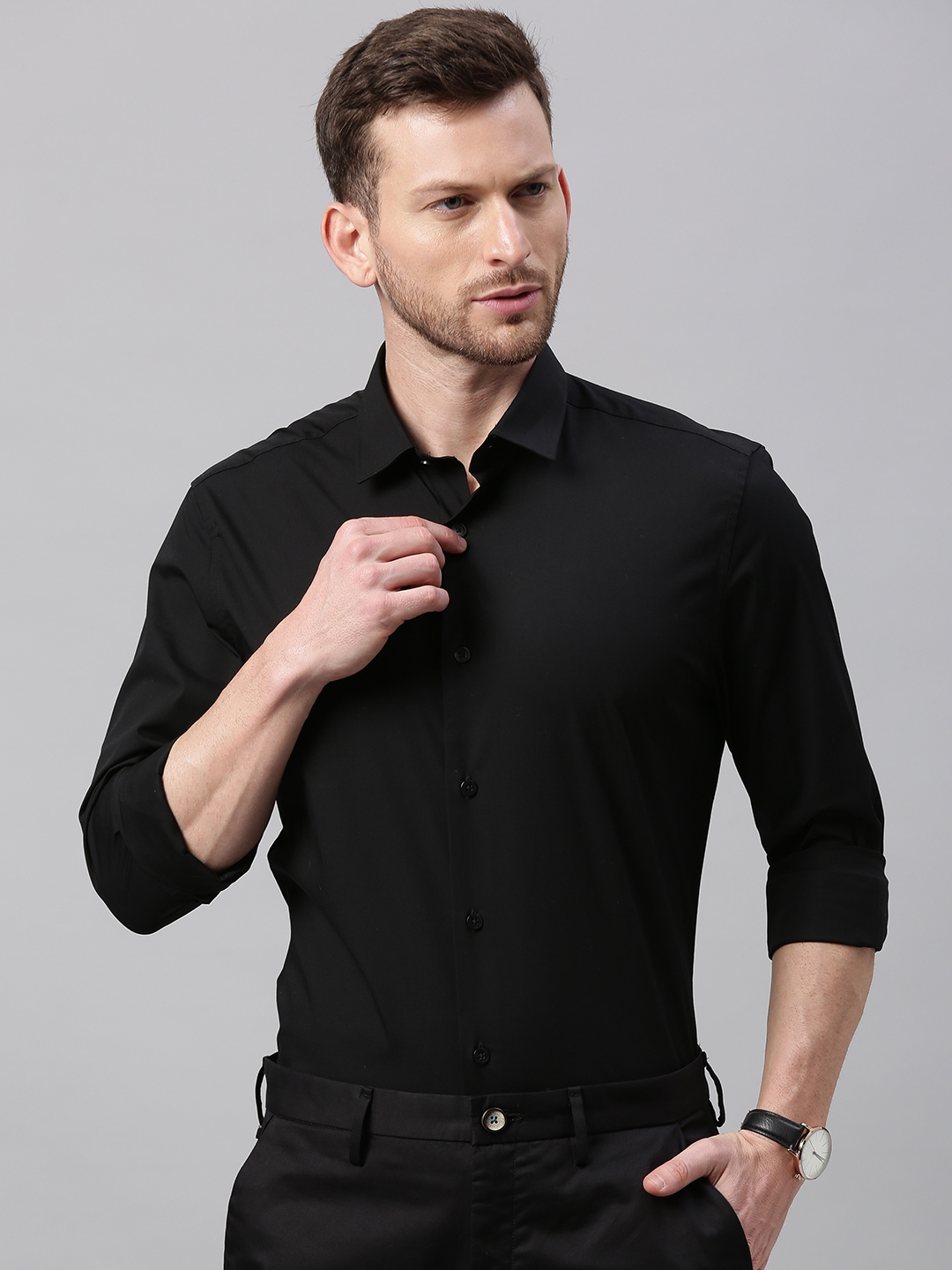 jack and jones shirt black