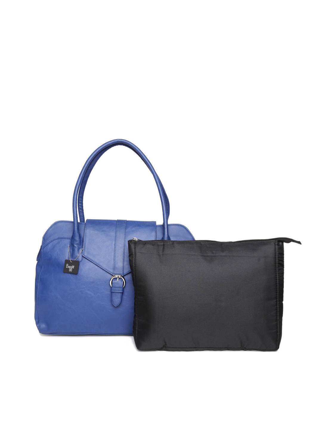Buy Baggit Blue Shoulder Bag With Laptop Sleeve Handbags for Women