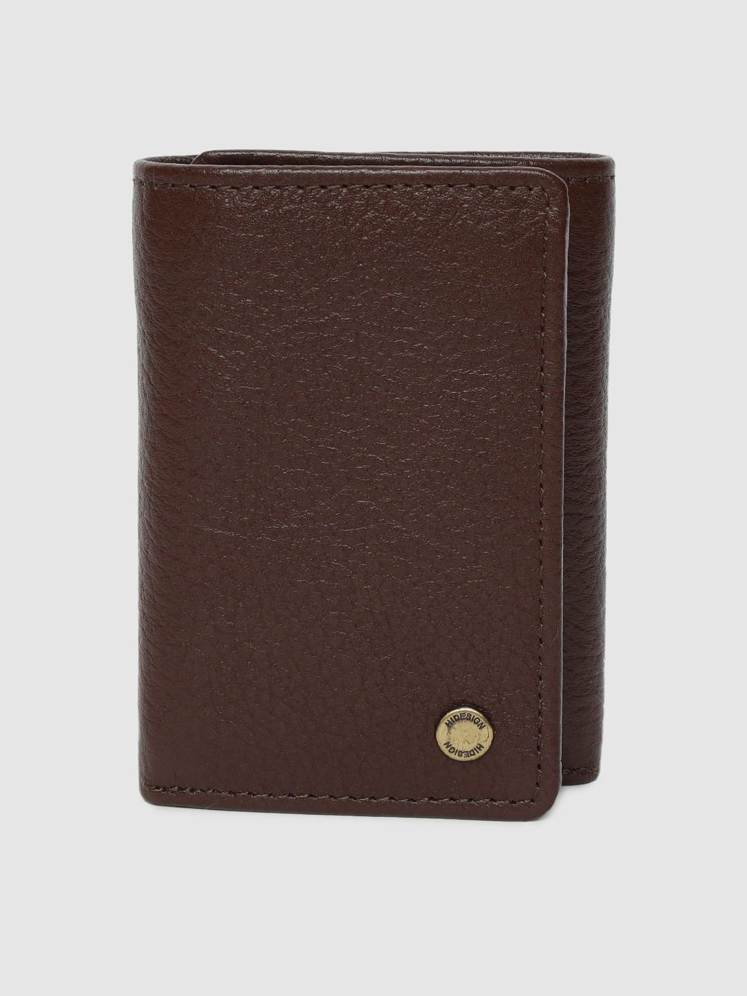 Buy Hidesign Men Brown Solid Two Fold Wallet Wallets for Men 12070726