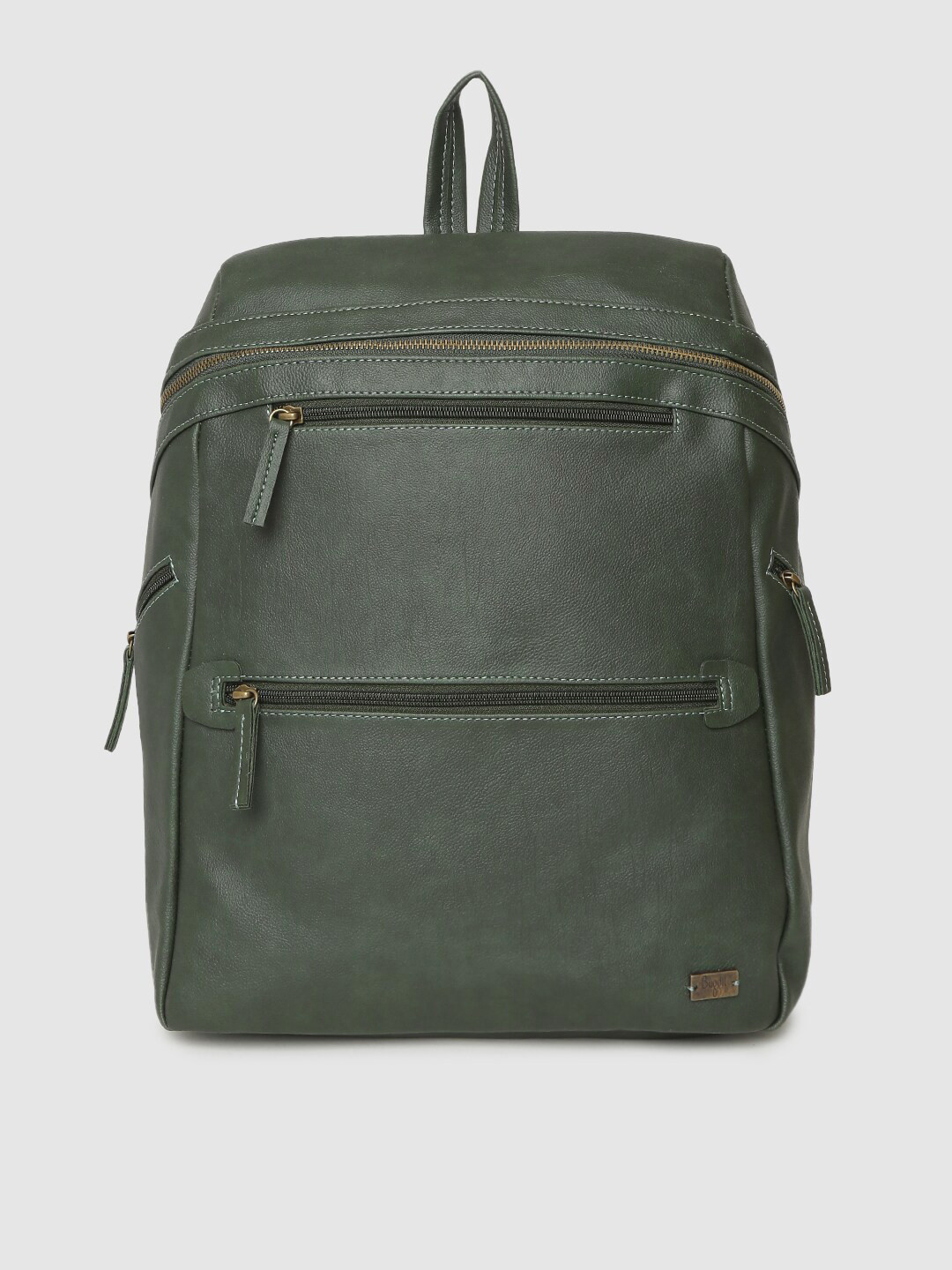 Buy Baggit Men Green Solid Backpack - Backpacks for Men 12071734 | Myntra