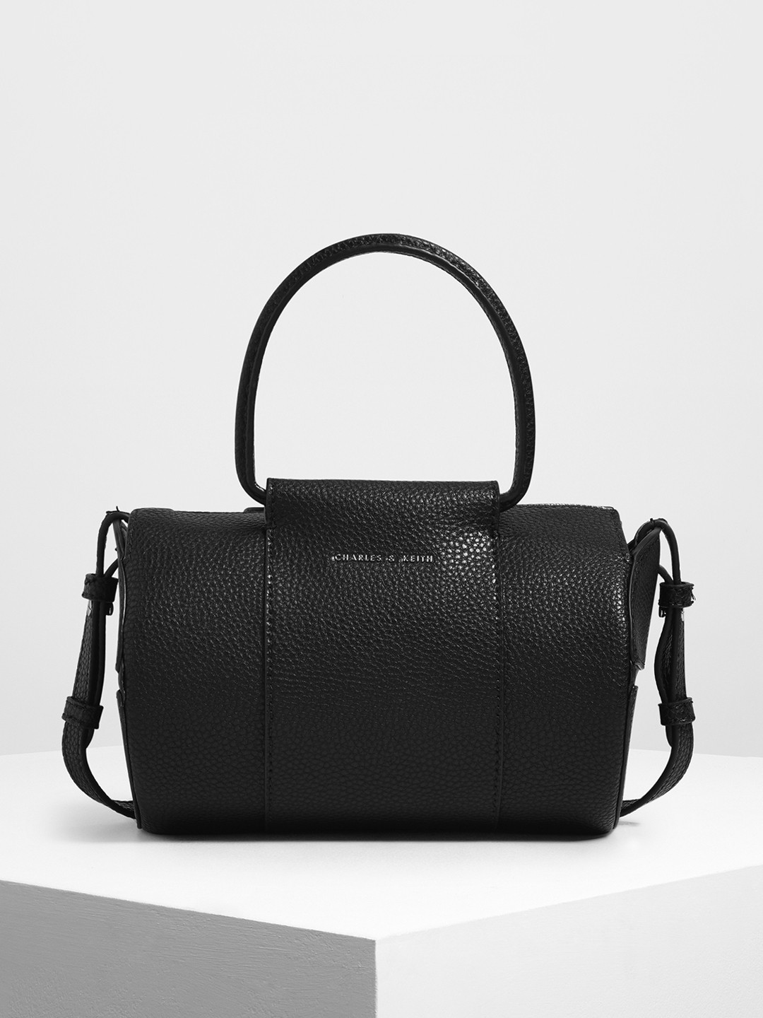 Buy CHARLES & KEITH Black Solid Bowling Sling Bag Handbags for Women 12075700 Myntra