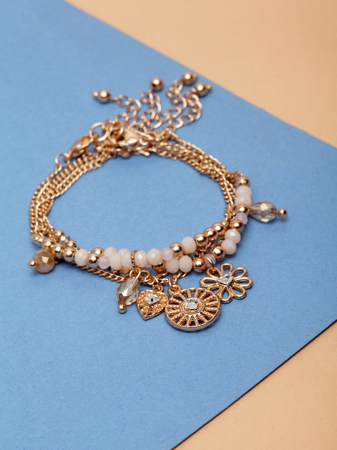 Buy Madame Pack Of 5 Gold Bracelet - Bracelet for Unisex 12076068 | Myntra