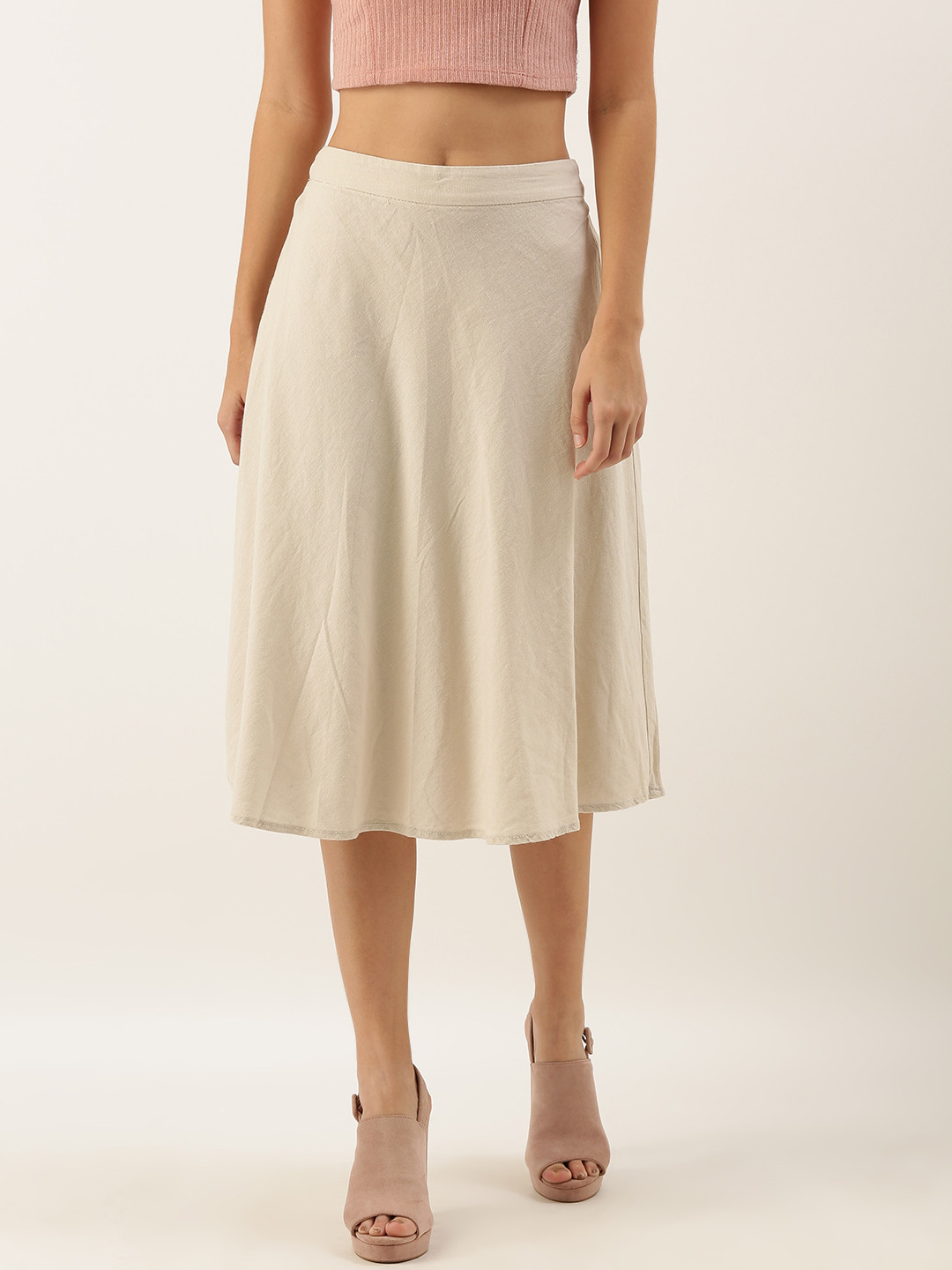 Beige skirt matching set Clearance