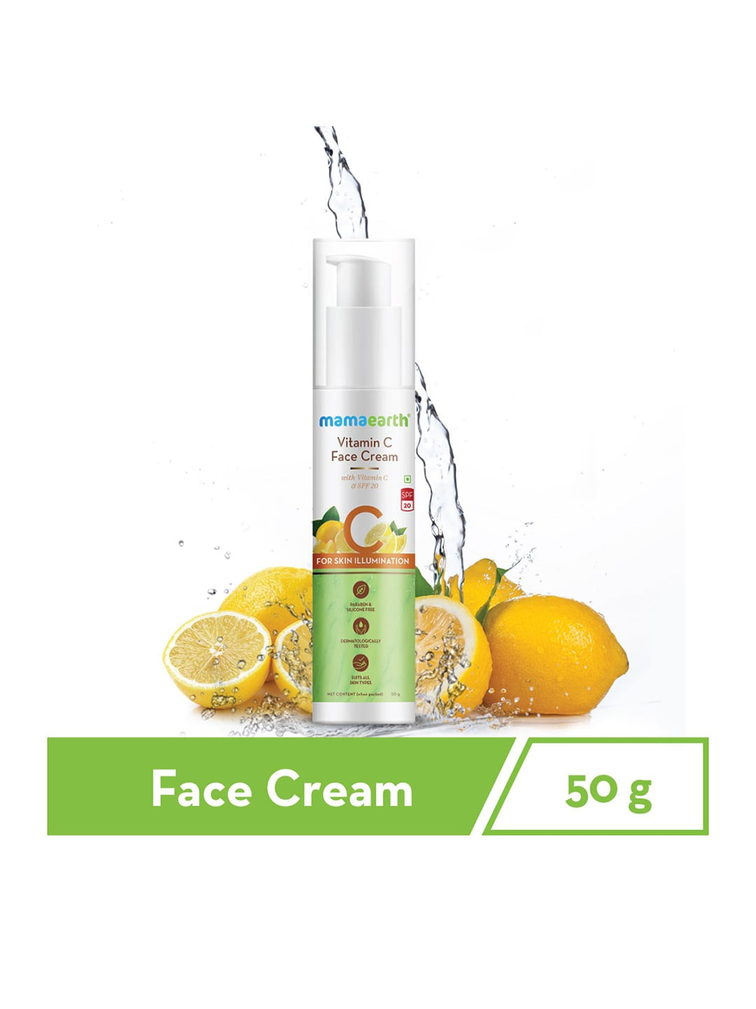 Buy Mamaearth Vitamin C Face Cream With SPF 20 50g Face Moisturisers