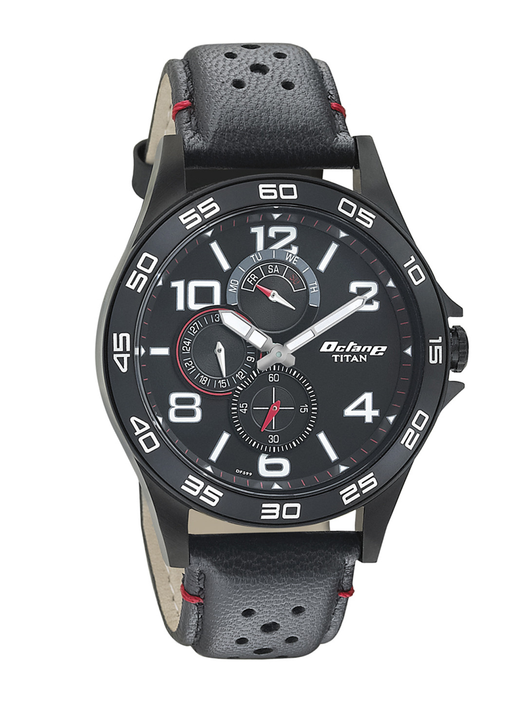 titan octane watches black