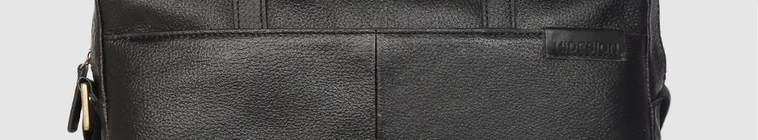 Buy Hidesign Men Black Solid Leather Laptop Bag - Laptop Bag for Men 12093580 | Myntra