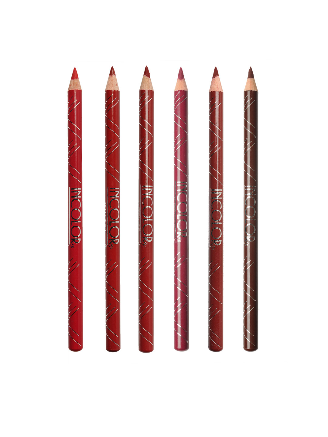 Buy INCOLOR Pack Of 6 Intense Longwear Lip Liners 1.8 G Each Lip