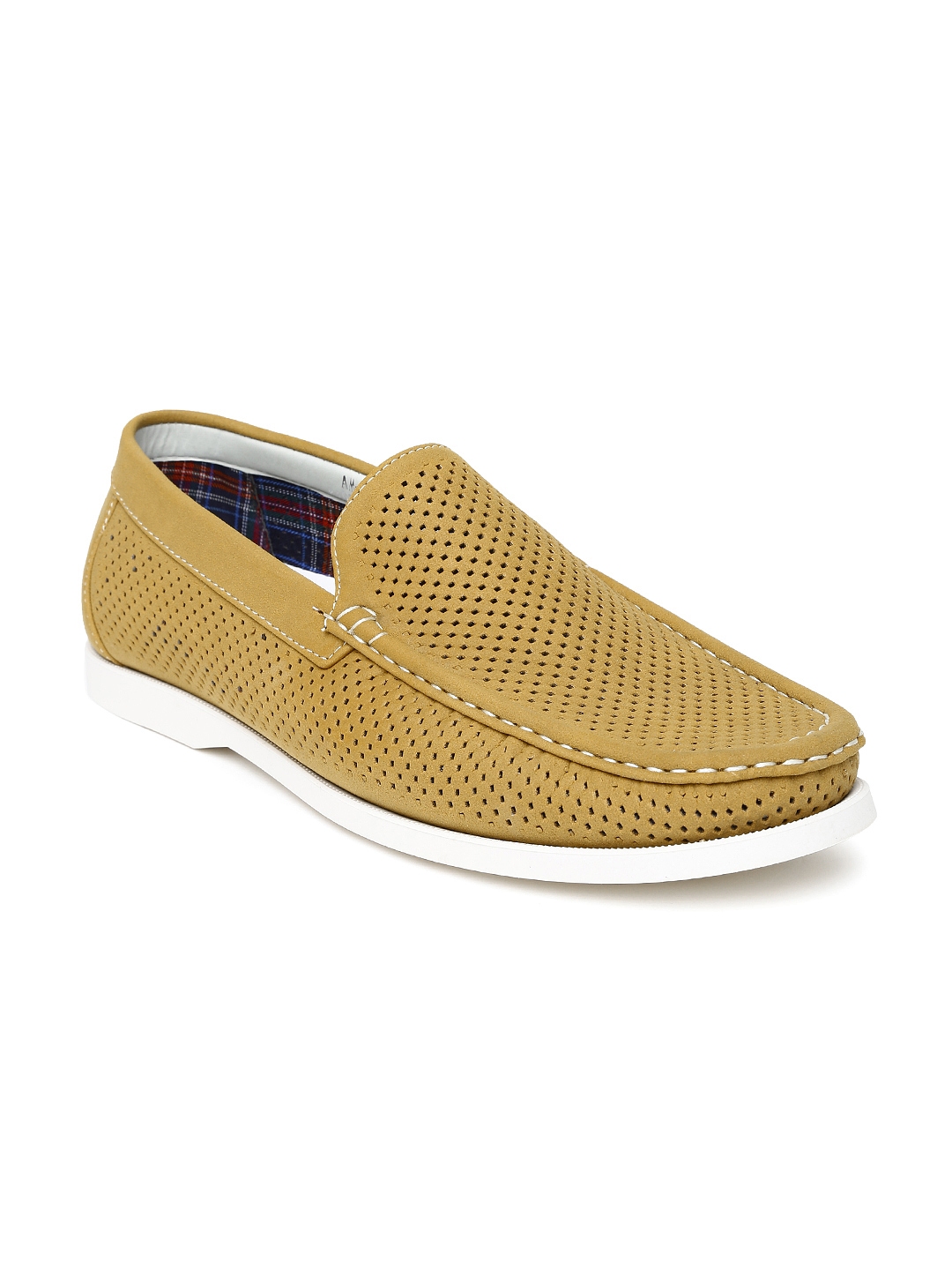 Buy Forca By Lifestyle Men Mustard Yellow Loafers - Casual Shoes for ...