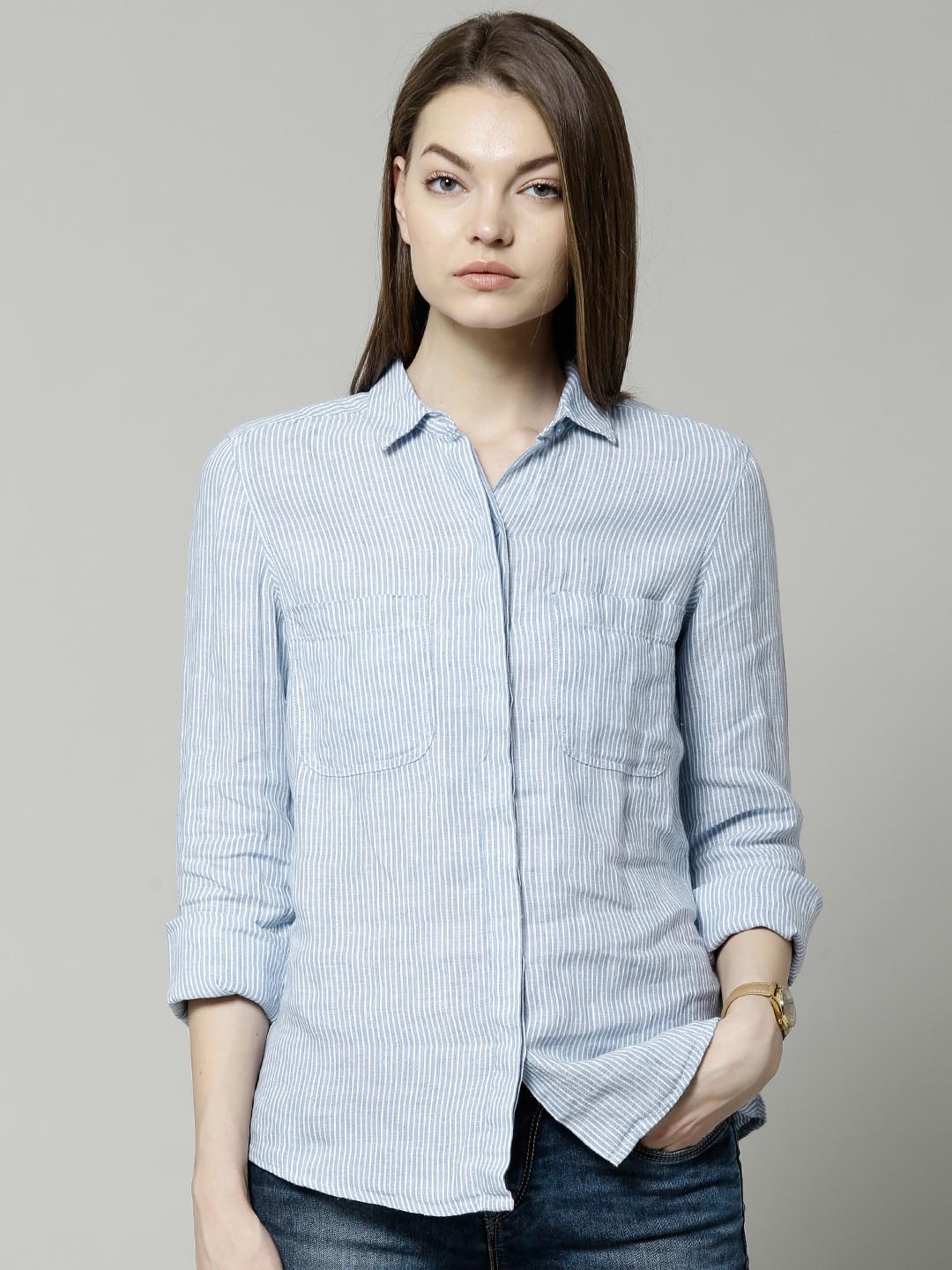 marks and spencer linen top