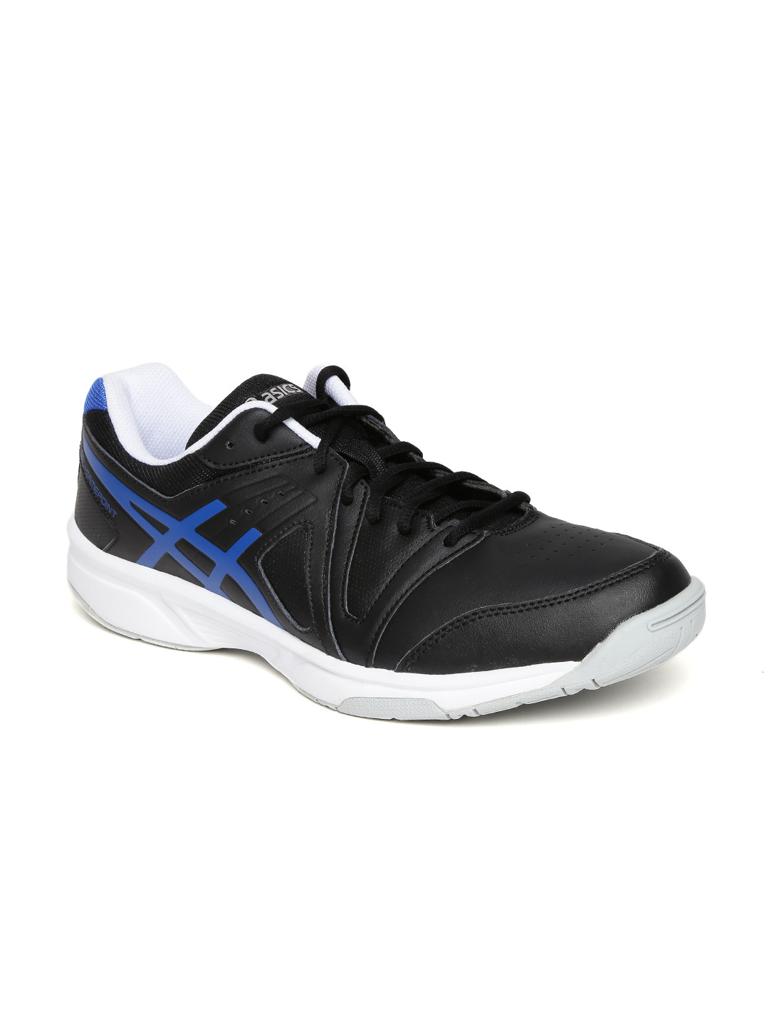 Buy ASICS Men Black Gel Gamepoint Tennis Shoes Sports