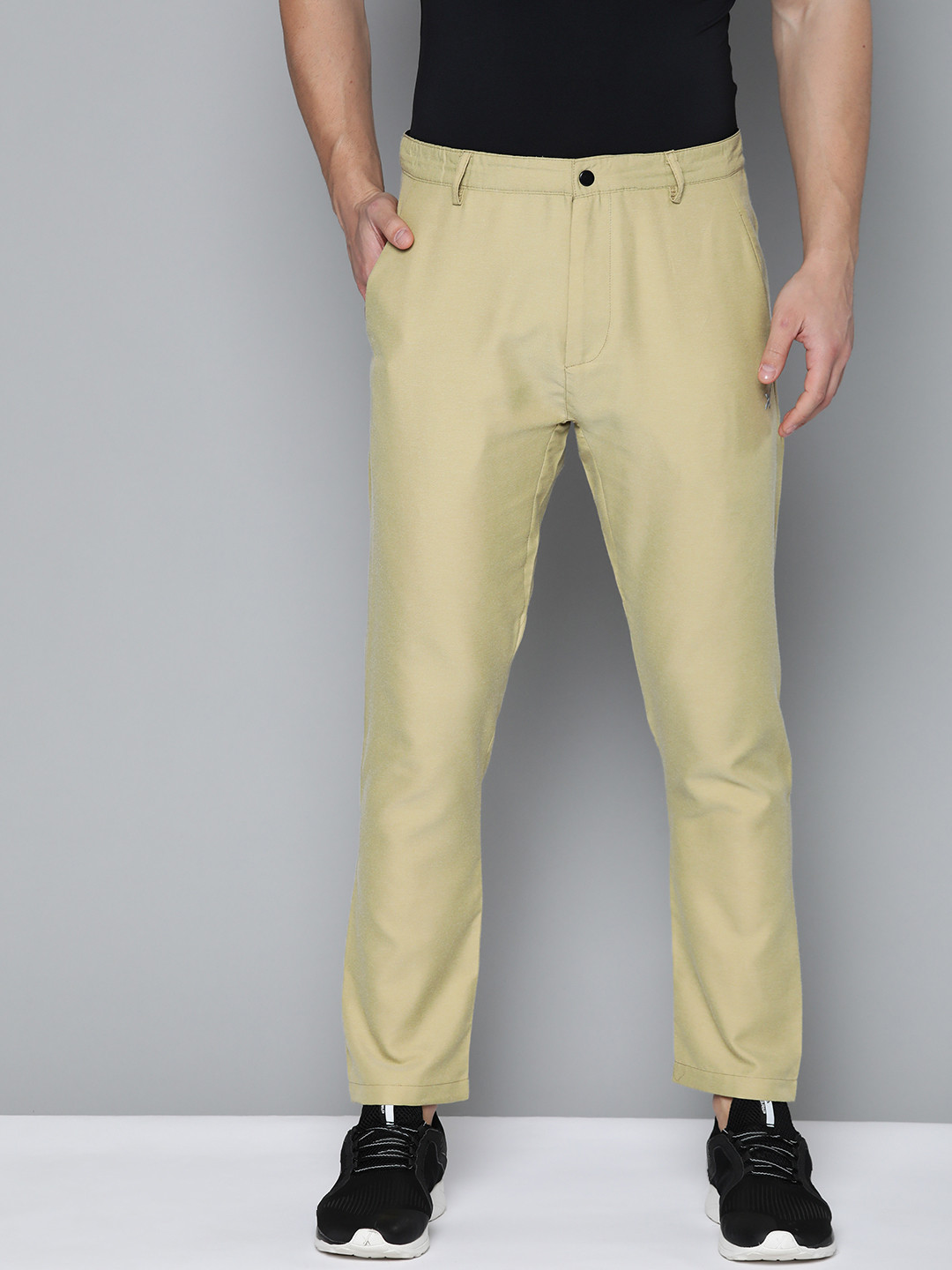 Buy HRX By Hrithik Roshan Men Sponge Solid Slim Fit Rapid Dry Lifestyle