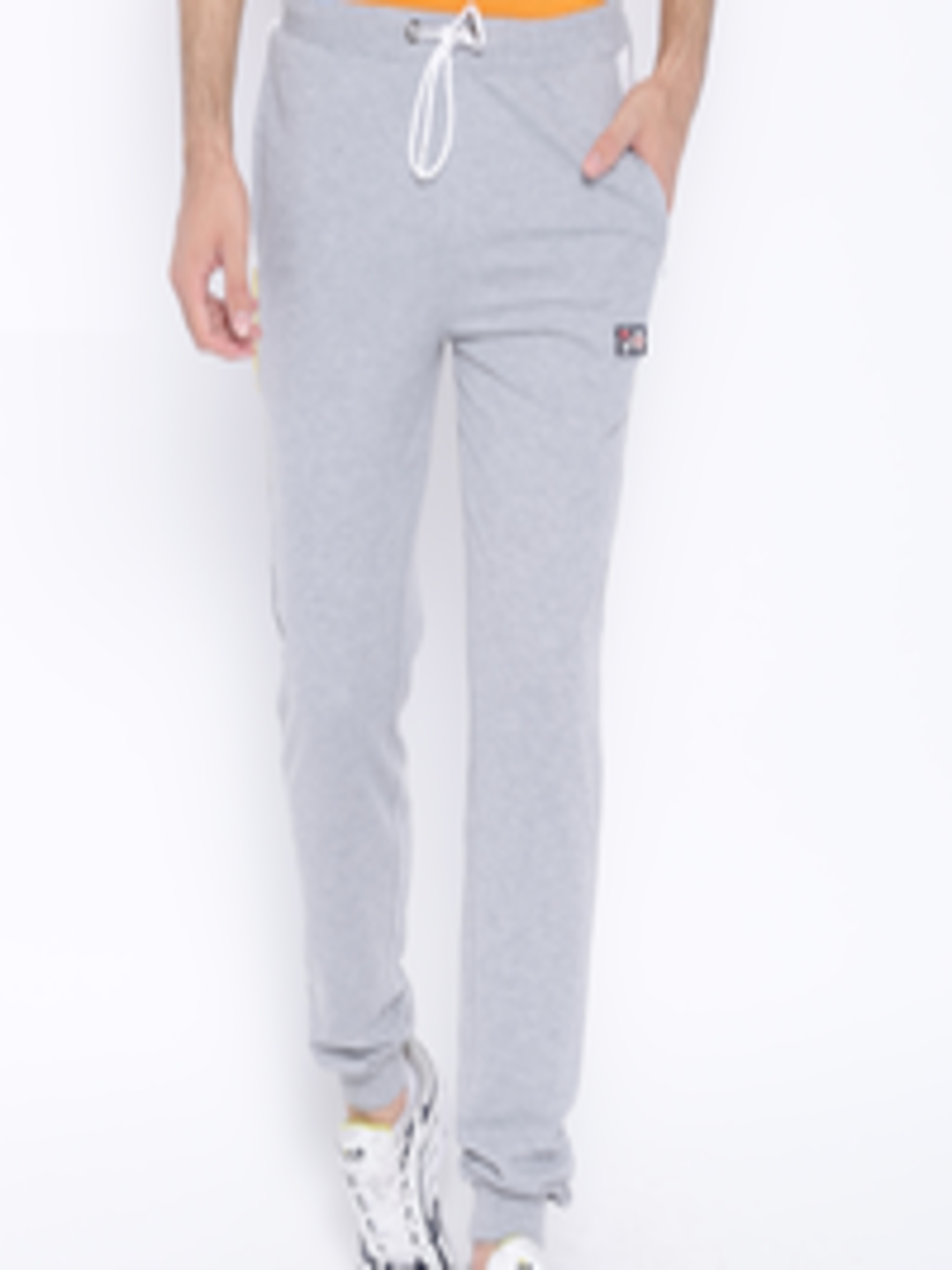 Buy FILA Grey Melange Track Pants - Track Pants for Men 1217052 | Myntra