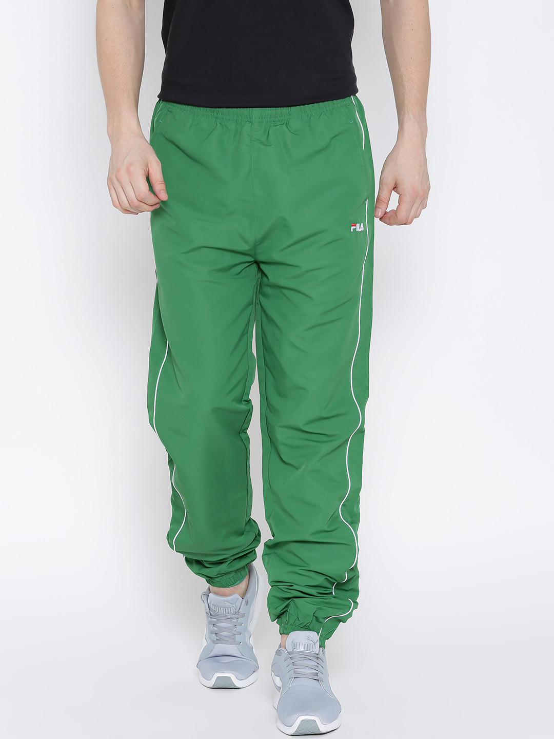 Buy FILA Green Track Pants Track Pants for Men 1217062 Myntra