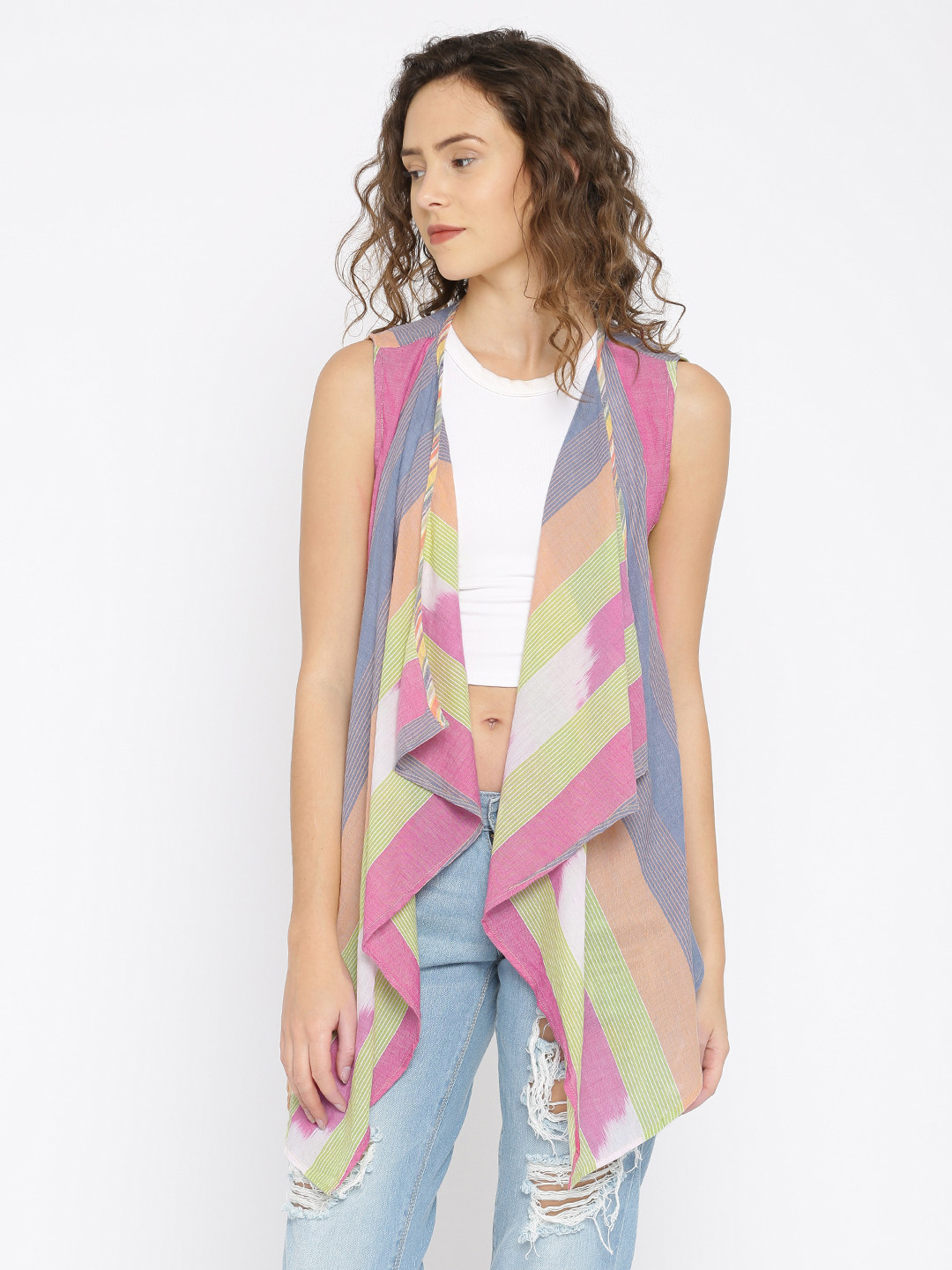 Buy Biba Multicoloured Printed Shrug Shrug for Women 1218498 Myntra