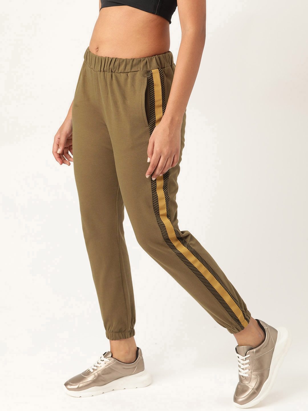 plus size olive green joggers