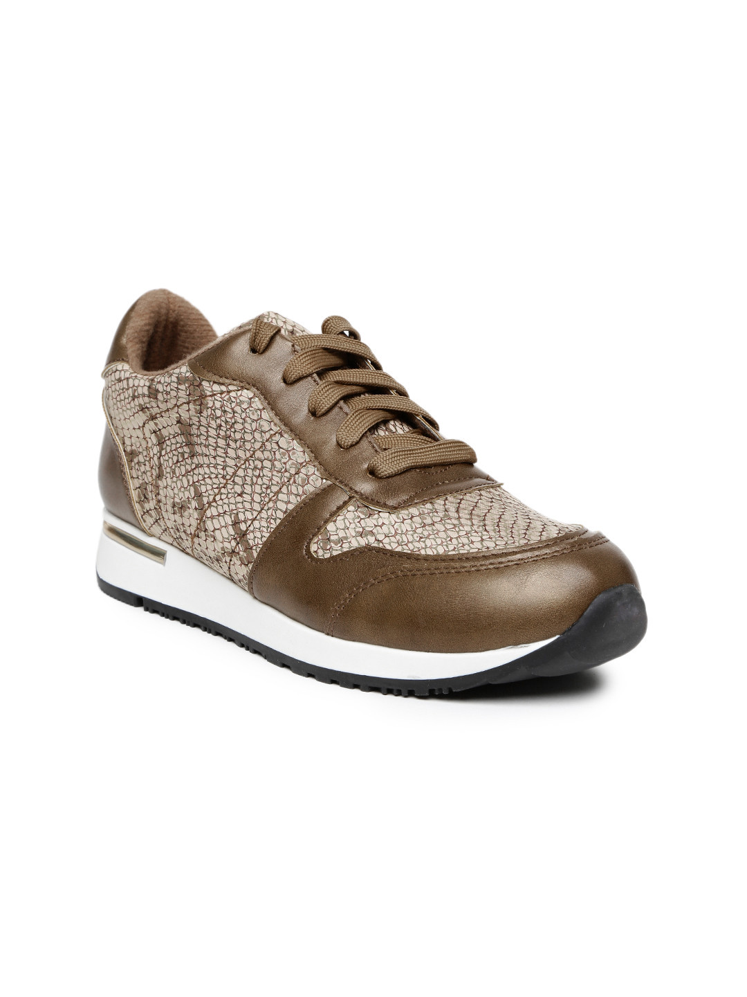 Buy Roadster Women Brown Patterned Sneakers Casual Shoes for Women