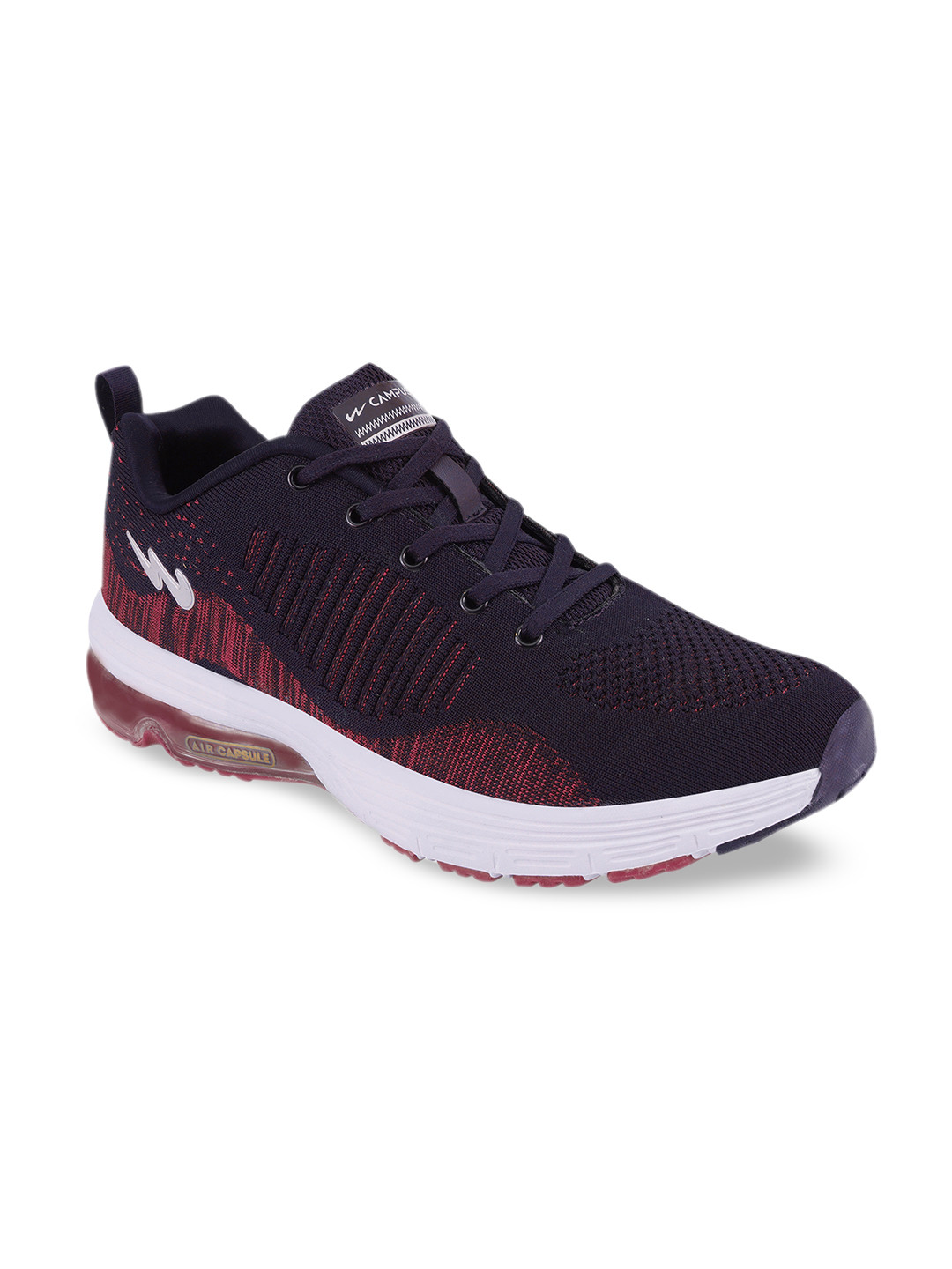 Buy Campus Men Navy Blue Mesh Mid Top Running Shoes Sports Shoes for