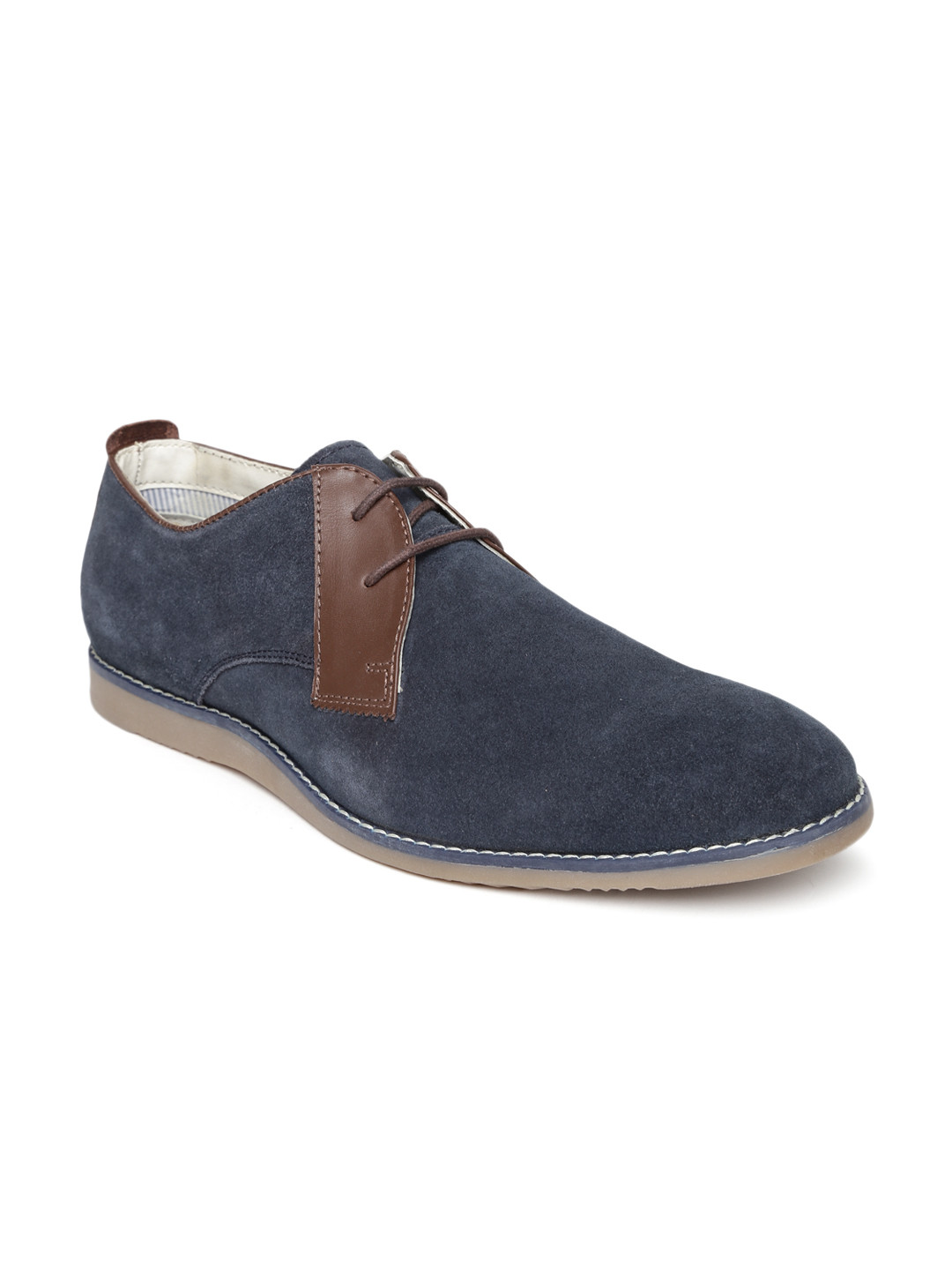 Buy Allen Solly Men Navy Suede Casual Shoes Casual Shoes for Men