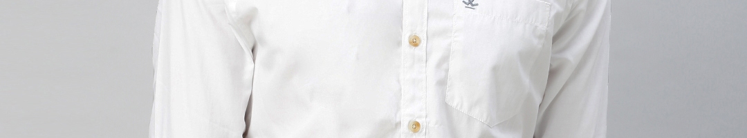 Buy WROGN Men White Slim Fit Casual Shirt - Shirts for Men 12220176 ...