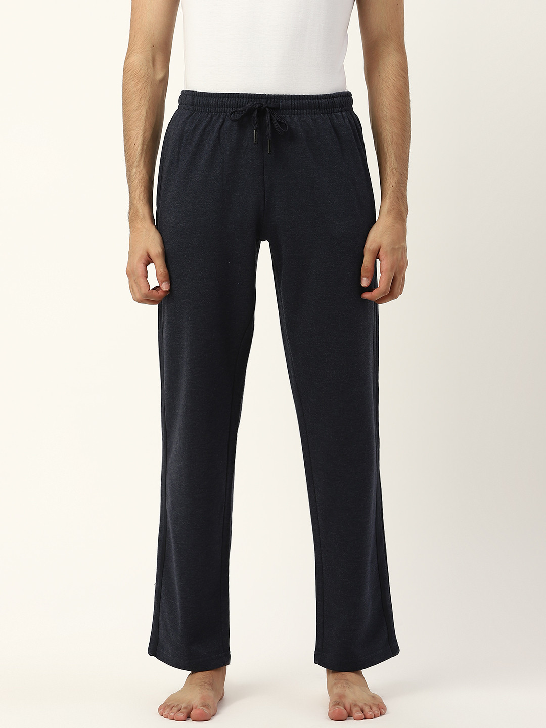 Buy Monte Carlo Men Navy Blue Solid Lounge Pants Lounge Pants for Men