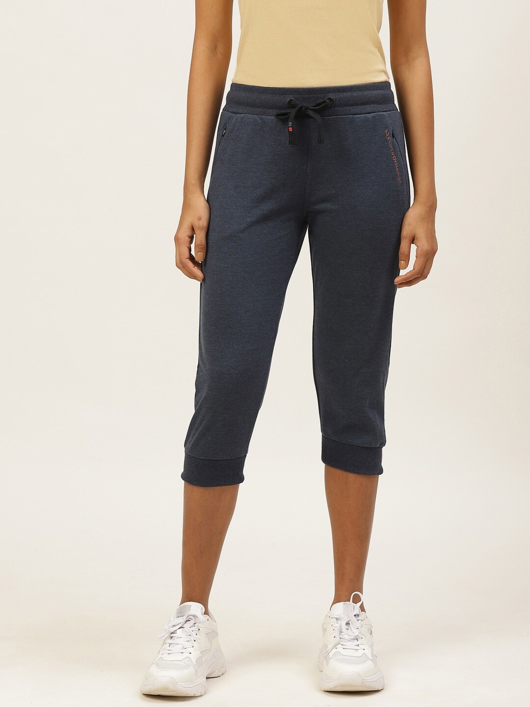 women's cotton capri joggers