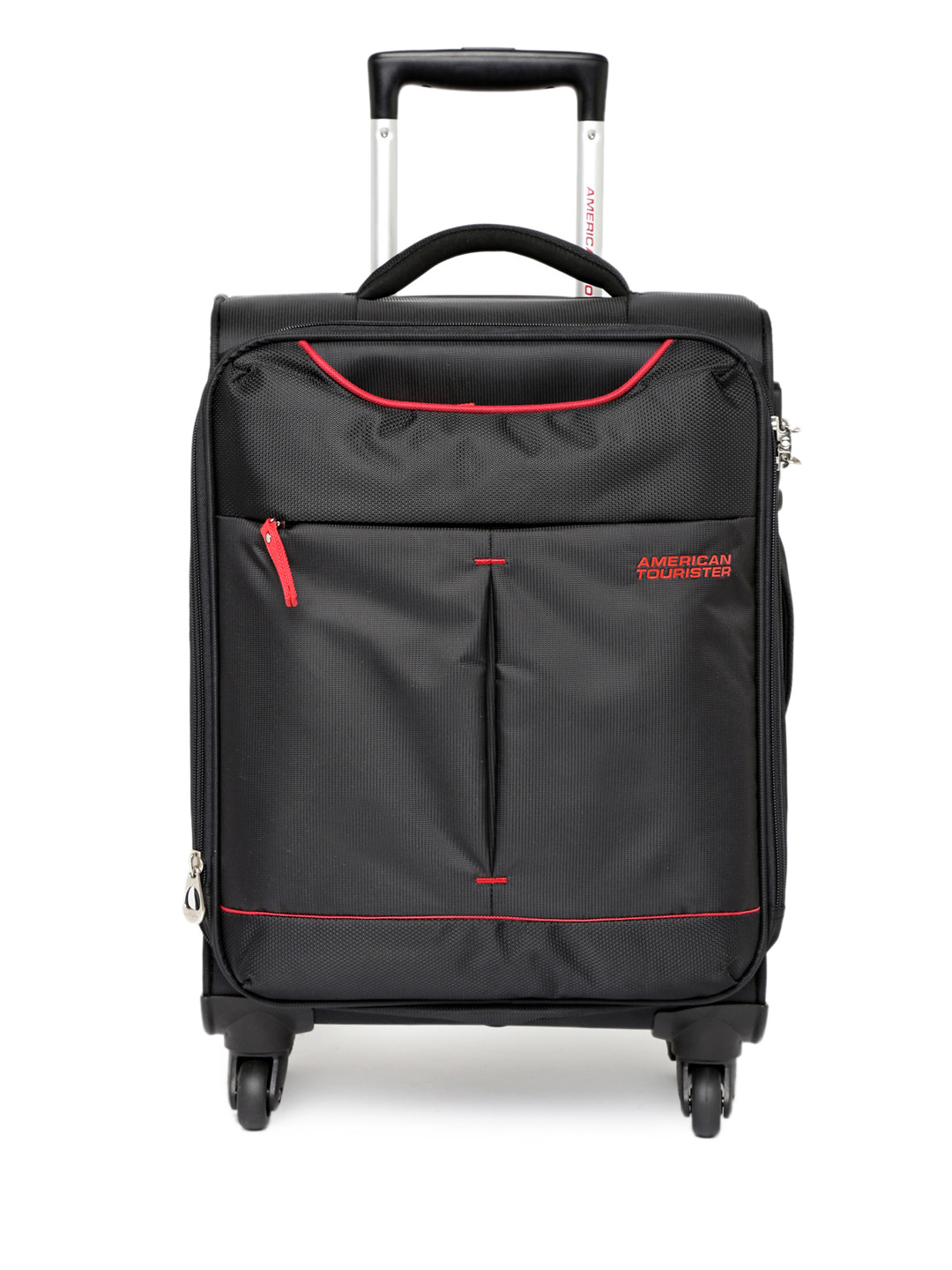 Buy AMERICAN TOURISTER Unisex Black AT Sky Small Trolley Bag Trolley