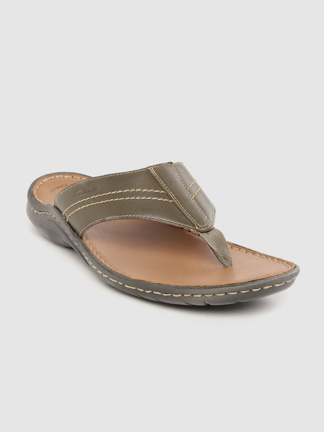 clarks olive green sandals