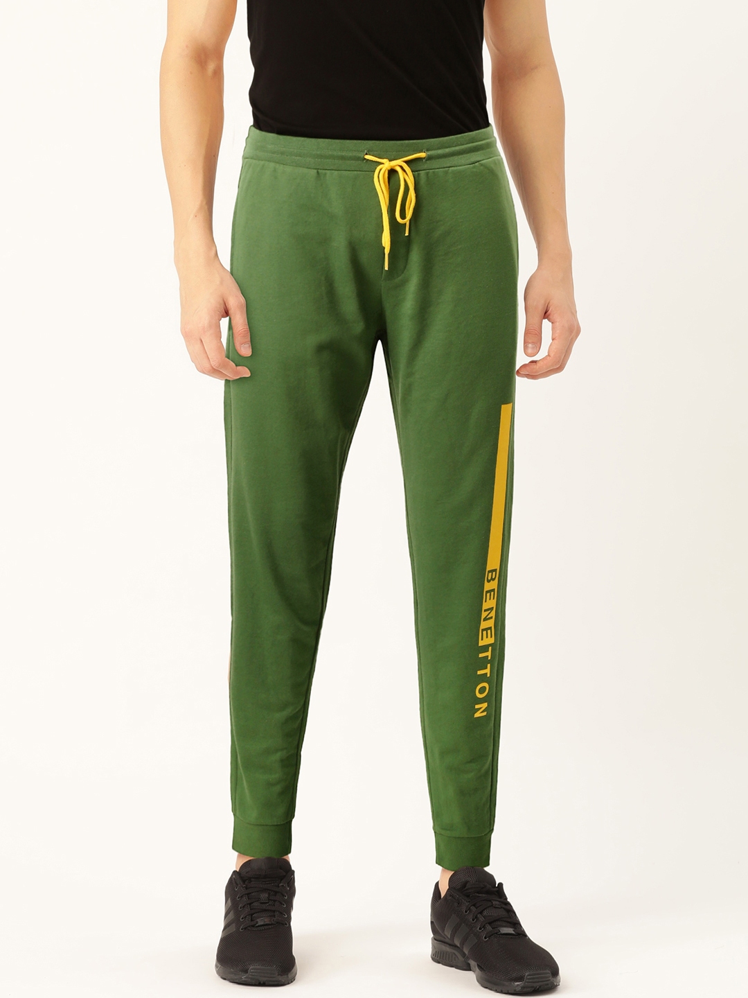 benetton track pants