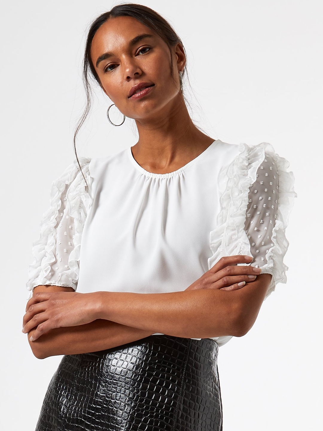 dorothy perkins puff sleeve tops